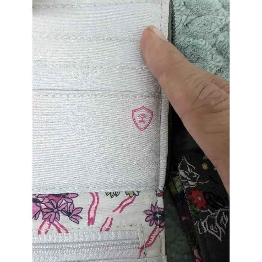 Vera Bradley Hope Blooms Crossbody & Zip ID Wallet - Picture 5 of 8